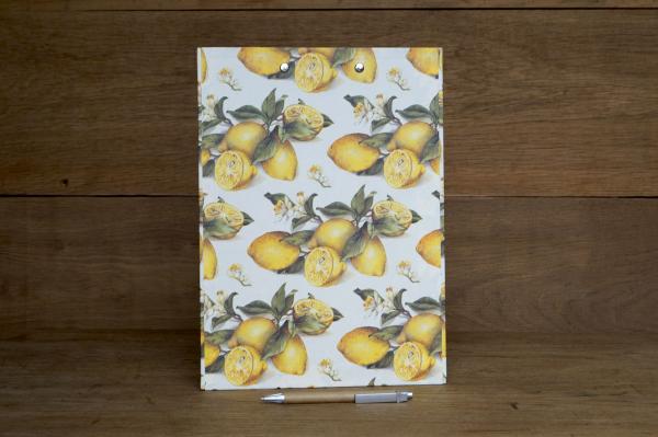 Sauer macht lustig Klemmbrett a4 mit hübschem Zitronenpapier